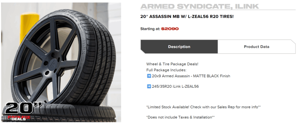 Top Wheels in Edmonton for Cars, SUVs & Pickup Trucks