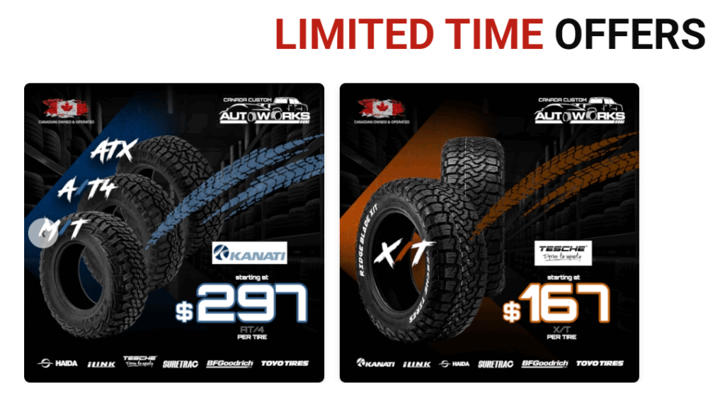 Huge 2025 Black Friday Tire & Wheel Deals at Canada Custom Autoworks