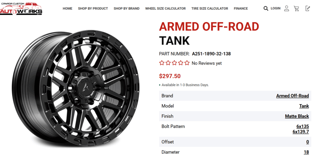 Armed TANK Off-Road Wheels – Built for Extreme Durability and Bold Stance