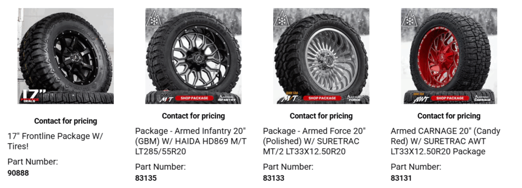 Canada Custom Autoworks Boxing Week Event – Big Tire & Wheel Savings