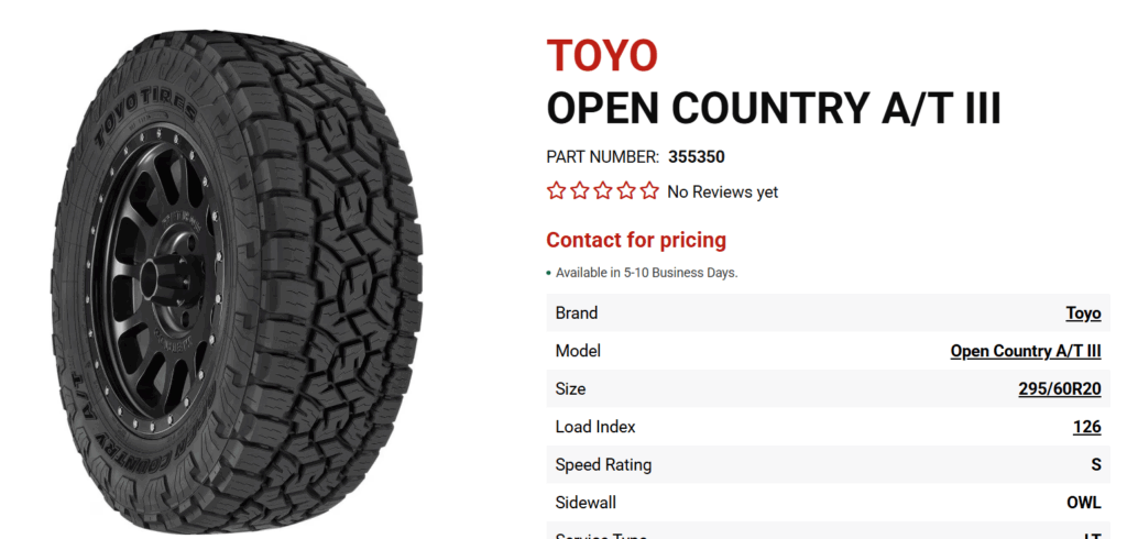 Best Tire Sizes for 2–4 Inch Lifted Trucks