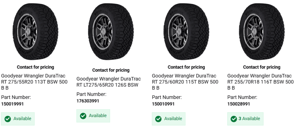 Goodyear truck tires handling off-road and worksite conditions