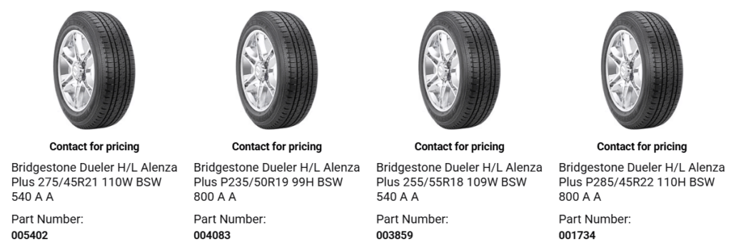 Bridgestone truck tire tread designed for grip and long-lasting performance