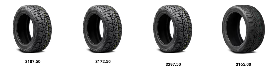 Vehicle with winter tires driving on a snowy highway in Alberta during winter weather.