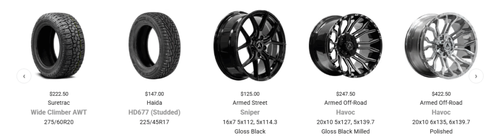 Close-up of tire balancing machine correcting wheel imbalance in an auto shop.