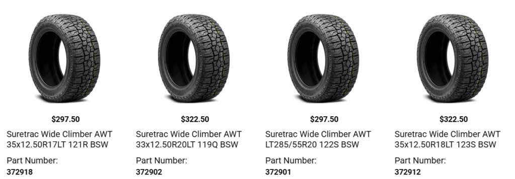 Heavy-duty truck tire with reinforced sidewall showing load rating for carrying heavy loads.