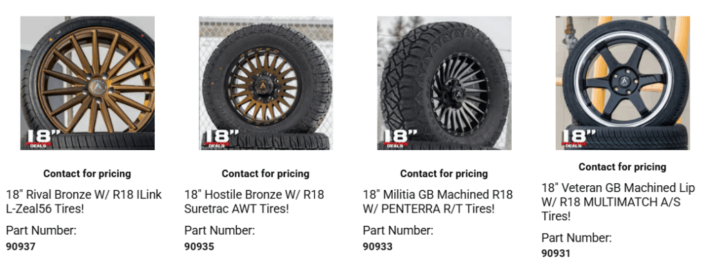 Close-up of large truck tire showing how tire size impacts rolling resistance and fuel economy.