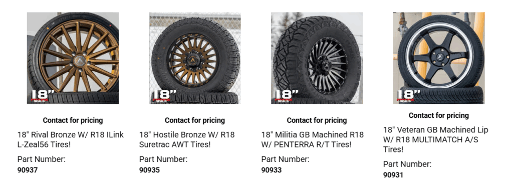 Close-up of large truck tire showing impact of tire size on braking performance.