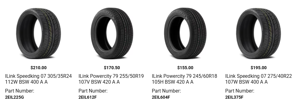Truck wheel showing large tire fitment without fender trimming or suspension modifications.
