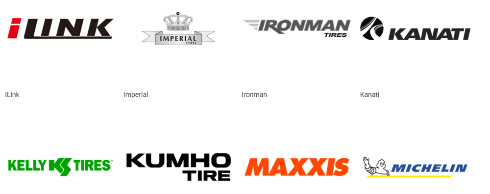 Top truck and SUV tire brands mounted on lifted vehicles and aftermarket wheels
