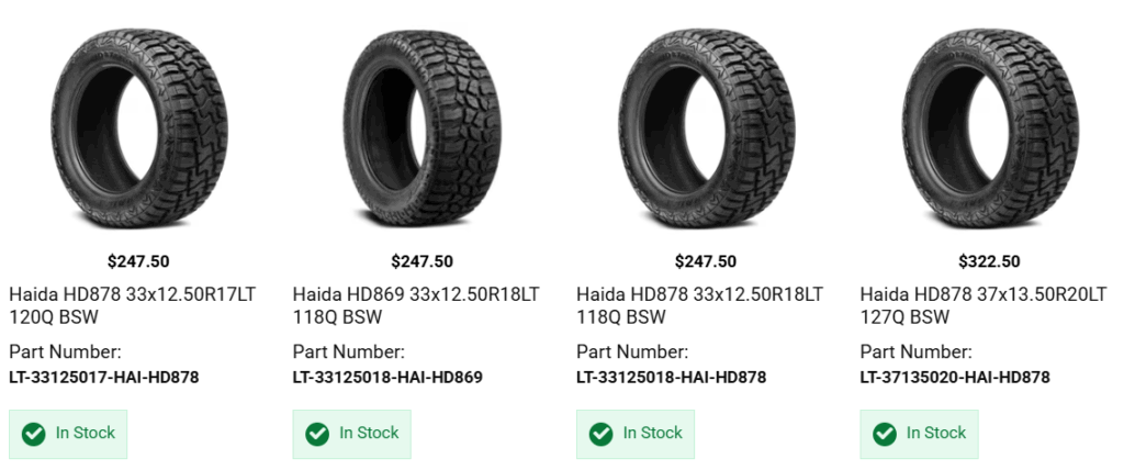Truck suspension lift kit installed for wider tire and wheel clearance