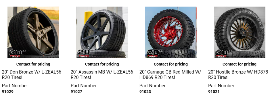 Affordable black aftermarket truck wheels installed on lifted pickup truck