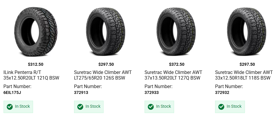 Ford F-150 upgraded with aftermarket wheels and all terrain tires for improved stance